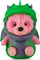 Set lodrash Fashion Bears Fairy Tale Bears, 2 arushë, 3 rroba princeshe dragua mjellmë
