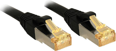 Kabllo patchcord Lindy RJ-45/RJ-45, Cat.7, S/FTP, e zezë, 30 m