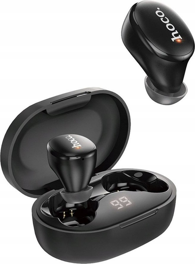 Kufje Bluetooth Hoco EW11, pa tela, me kuti karikimi, ngjyrë e zezë