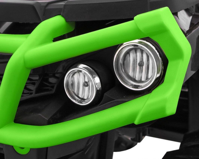 Quad elektrik për fëmijë Ramiz ATV, 12V, me telekomandë, i zi jeshil