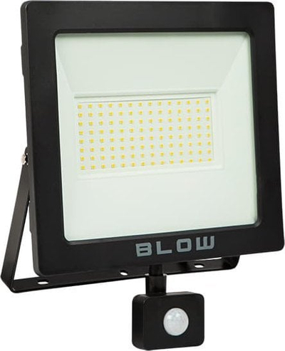 Reflektor LED 100W me sensor lëvizjeje, IP65, dritë e bardhë neutrale