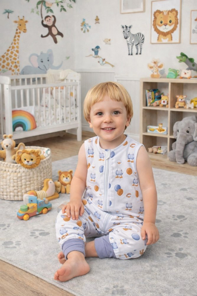 Qese gjumi verore për fëmijë PULP BAMBOO KACZOREK, pambuk, 0.5 TOG, me skarpeta