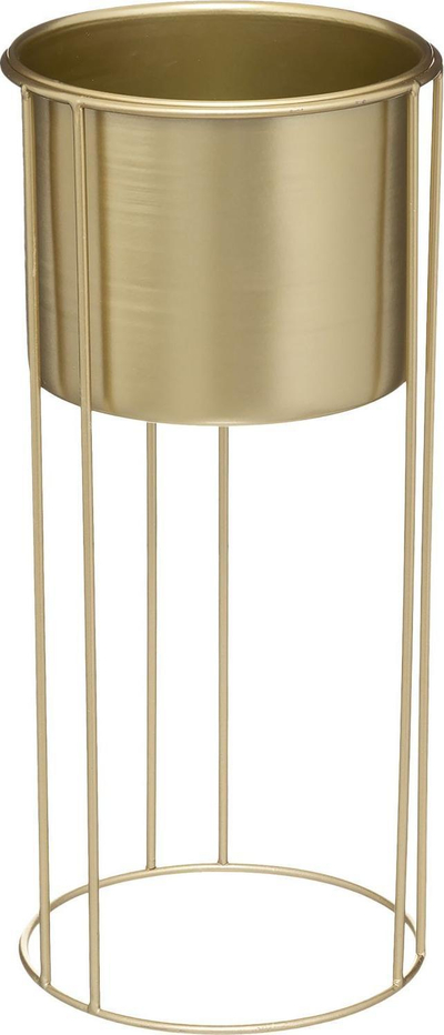 Set mbajtësesh dekorative për lule Atmosphera, metal, 21.5 cm, ari