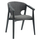 Kolltuk ngrënieje Yeger 62,5x60x79Hcm (HM9995.01), zezë/ gri