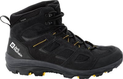 Këpucë trekking Jack Wolfskin Vojo 3 Texapore Mid M, për burra, të zeza