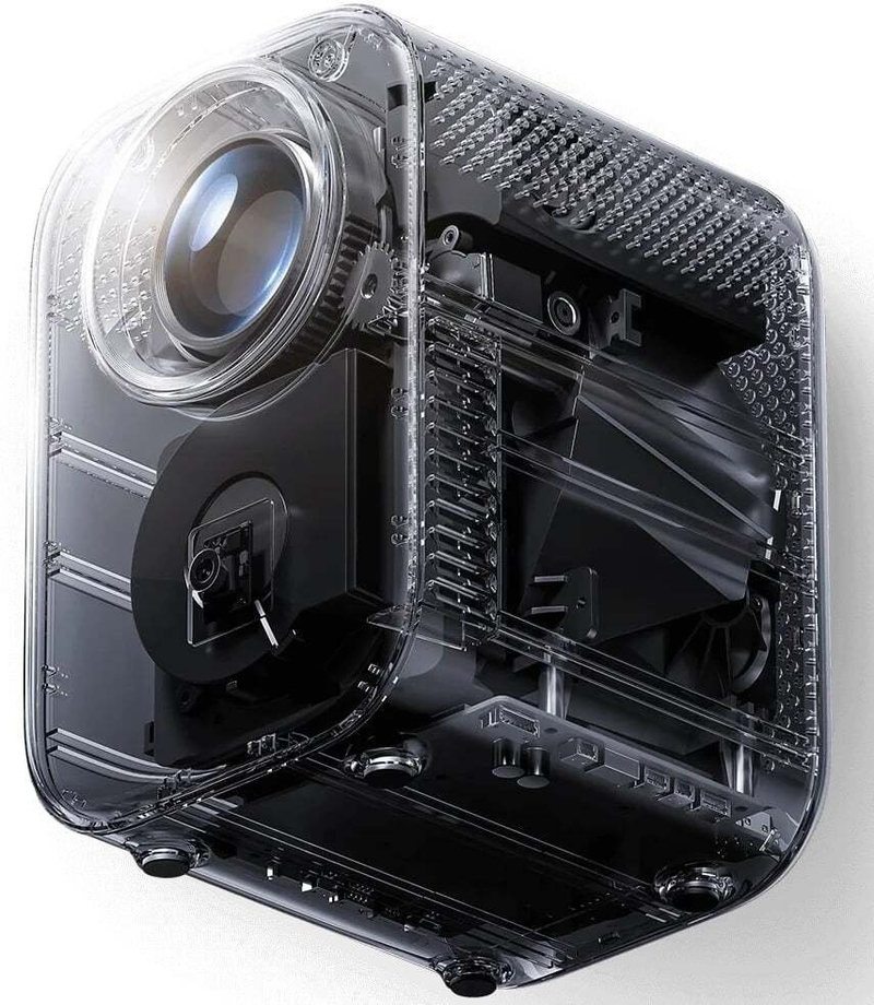Projektor mini Artyk 177415, portativ, trup transparent, i zi