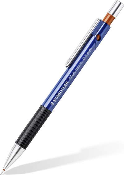 Laps mekanik Staedtler Mars Micro, set me 3 copë, mina B, i zi