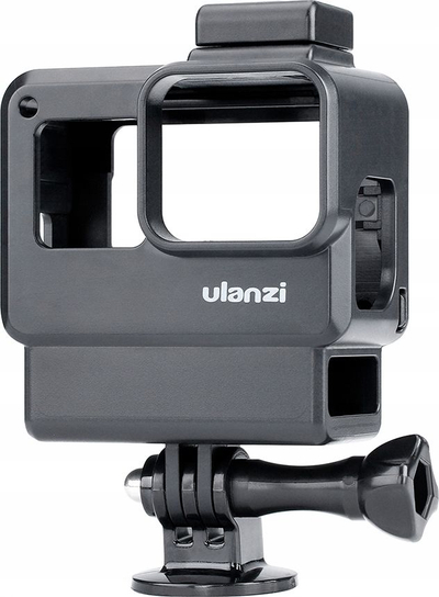 Kuti mbrojtëse Ulanzi V2 Vlog për GoPro HERO7/6/5, montim me cold shoe, plastike ABS, e zezë