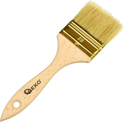 Четка за боја GEKO Ttec, рамна, 63 mm, дрвена рачка