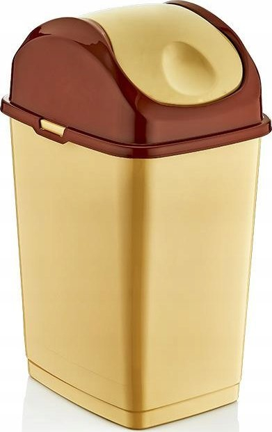 Kosh plehrash SLIM 10L, hapje anësore tilt, 240x195x365 mm, bezhë