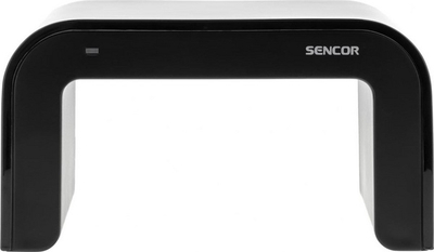 Внатрешна антена Sencor SDA-312, за телевизор, компактен дизајн, црна