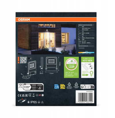Projektor LED Osram ENDURA Flood PCR, dritë e bardhë e ftohtë, i bardhë