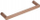 Shirit peshqiri 22 cm, metal, rose gold e furçuar