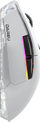 Maus gaming wireless Dareu A955, DPI 12000, me stacion karikimi RGB, i bardhë