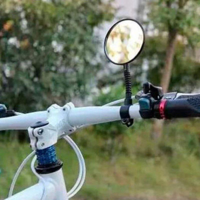 Pasqyre biçiklete Dunlop Mirror, me reflektor, e rregullueshme, e zezë