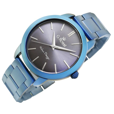 Orë gocash G.Rossi 10659B-6F1, çelik inox, quartz, blu