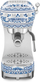 Makina portafilter për kafe Smeg x Dolce &amp; Gabbana Blu Mediterraneo, 15 bar, sistem Thermoblock, blu