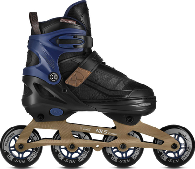 Patina inline Nils Extreme Velto, ABEC 7, numra 39-42, të zeza blu