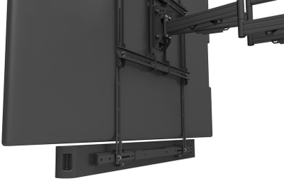 Mbajtëse universale për soundbar dhe kamera Multibrackets M Medium, deri 70\", deri 10kg, metalike e zezë