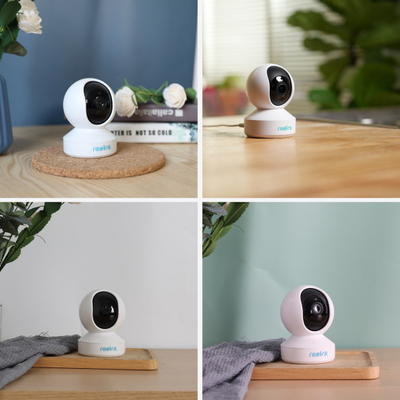 Kamerë sigurie Reolink E Series E320, Wi-Fi IP, 3MP, night vision, e bardhë