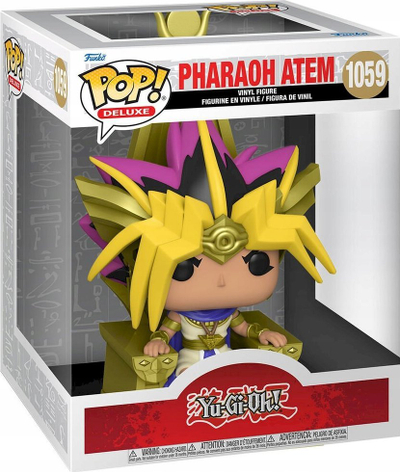 Figurë Funko Pop Yu Gi Oh Pharaoh Atem Deluxe, vinil, koleksionuese, e verdhë