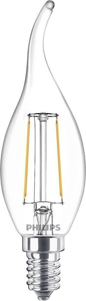 Llampë LED Philips 76319000, në formë qiri, E14, 2W = 25W, dritë e ngrohtë