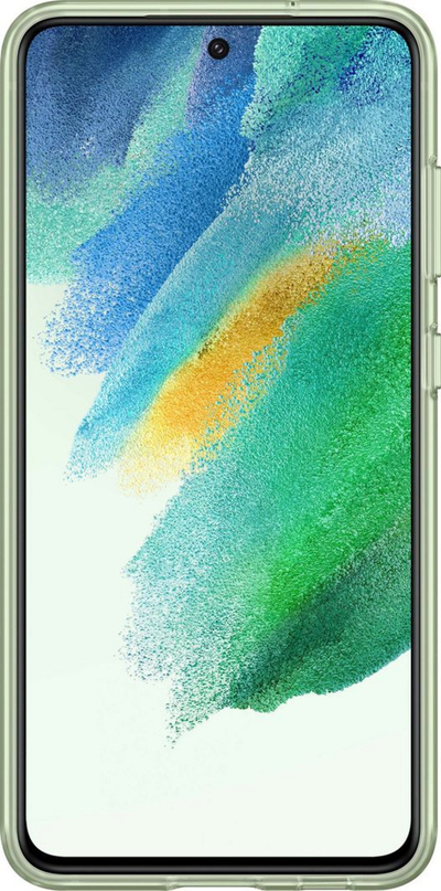 Mbrojtëse Alcantara për Samsung Galaxy S21 FE, e gjelbër
