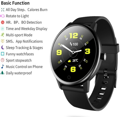 Orë smart MPM Quality W03V.11277.A, e zezë