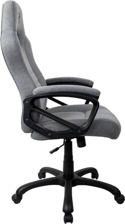 Karrige gaming Arozzi Enzo me pëlhurë të endur, ergonomike, me lëkundje, gri e çelët