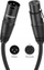 Kabllo audio Ugreen 20710B XLR në XLR, 2m, e zezë