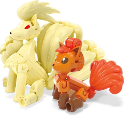 Set ndërtimi MEGA Pokémon Vulpix Evolution, 145 pjesë, me 2 figura të lëvizshme