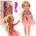Kukull Lean Toys Lala, 38 cm, me gjëra shoqe, rozë