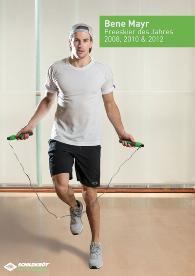 Litar kërcimi Schildkröt Jump Rope me numërues, doreza ergonomike, jeshile me të zezë