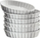 Set tasa për crème brûlée Küchenprofi, 6 copë, porcelan, 14 cm, të bardha