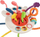 Lodër senzoriale Sensor Toy Teether 23968, 6 në 1, për beba, me shumë ngjyra