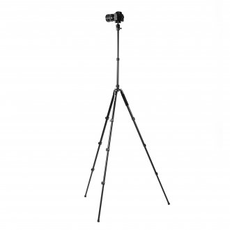Tripod fotografik Fotopro A5i FPH-55QS, kokë sferike, alumini, i zi