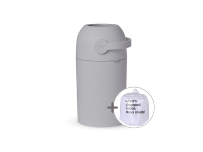 Kosh për pelena Magic Diaper Pail, 40L, sistem kundra erës, gri concrete
