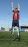 Jeletë futbolli dypalëshe Double-sided 100361, për të rritur, e verdhë dhe portokalli