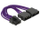 Kabllo rryme DeLOCK 83705, PCIe 8 pin në 2x Molex 4 pin, 15 cm, vjollcë