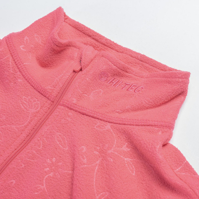 Xhaketë fleece për gra Hitec Lady Elisa, me zinxhir, e zezë