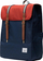 Çantë shpine Herschel Survey, unisex, për ditë për ditë, blu me portokalli