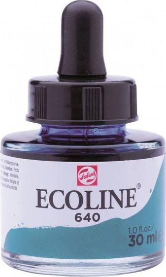 Ngjyrë uji Talens Ecoline 640, 30 ml, blu e gjelbër