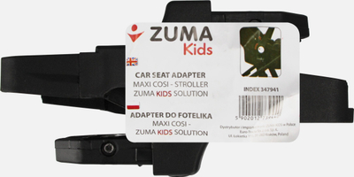 Адаптер за количка Zuma Kids Maxi Cosi Zuma Solution W, црна пластика