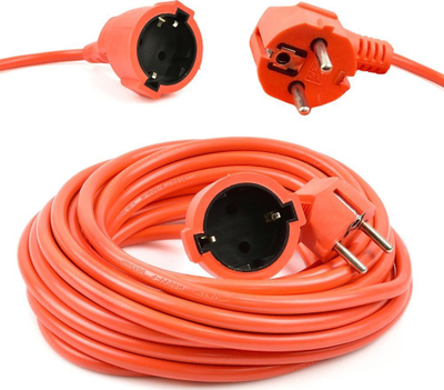 Kabllo zgjatëse kopshti Keltin K00240, 10m, 3x1.5mm, portokalli