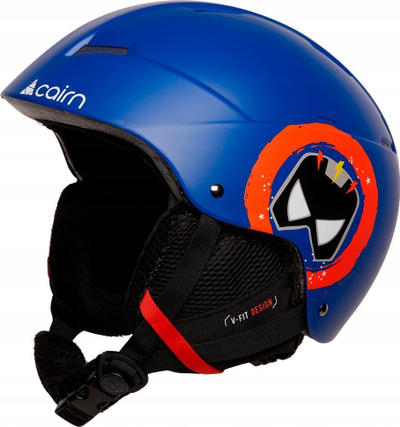 Helmetë skish për kalamaj Cairn Flow Junior, 51–53 cm, ABS, blu