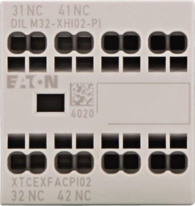 Kontaktor ndihmës Eaton DILM32-XHI02-PI, 2 kontakte NC, 16A, gri