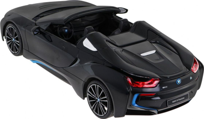 Makinë me telekomandë Rastar BMW i8 Roadster, shkallë 1:12, drita funksionale, e zezë