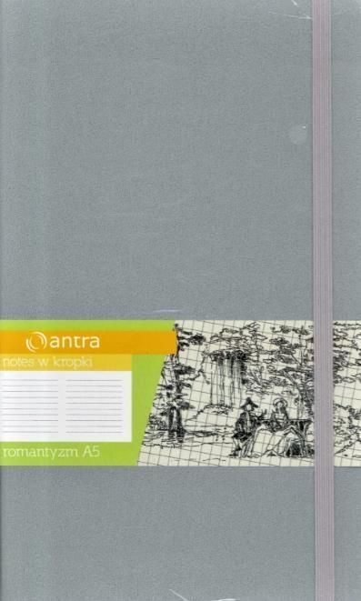 Fletore Antra Notes A5 Romanticism, faqe me pika, 80g, ngjyrë shumëngjyrëshe