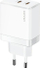 Karikues muri USAMS T54, 2x USB-C, 40W PD, i bardhë