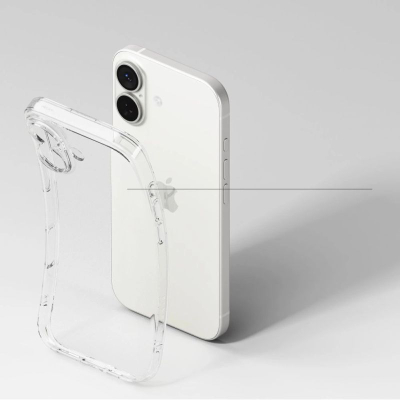 Këllëf telefoni Ringke Air për iPhone 17, TPU i butë, shumë i hollë, plastikë e tejdukshme